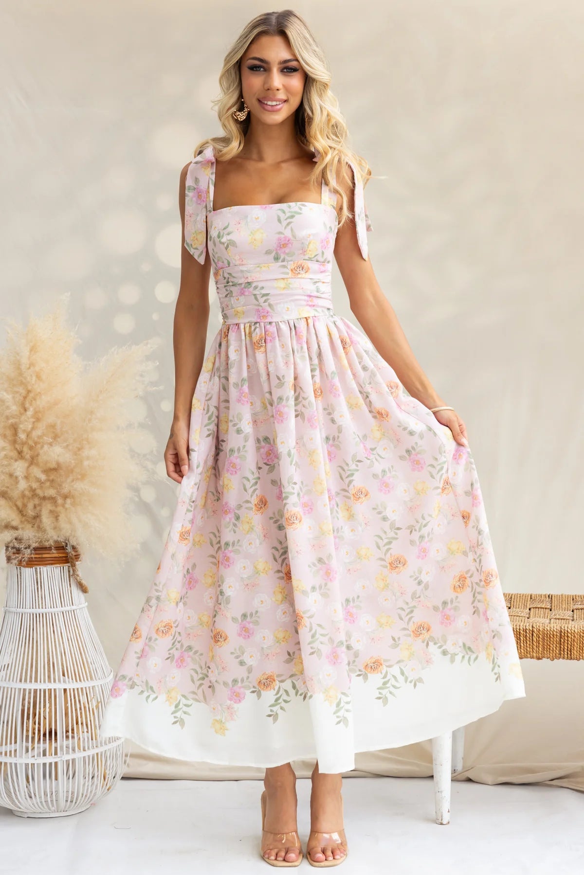 Willow Bloom Floral Midi Dress