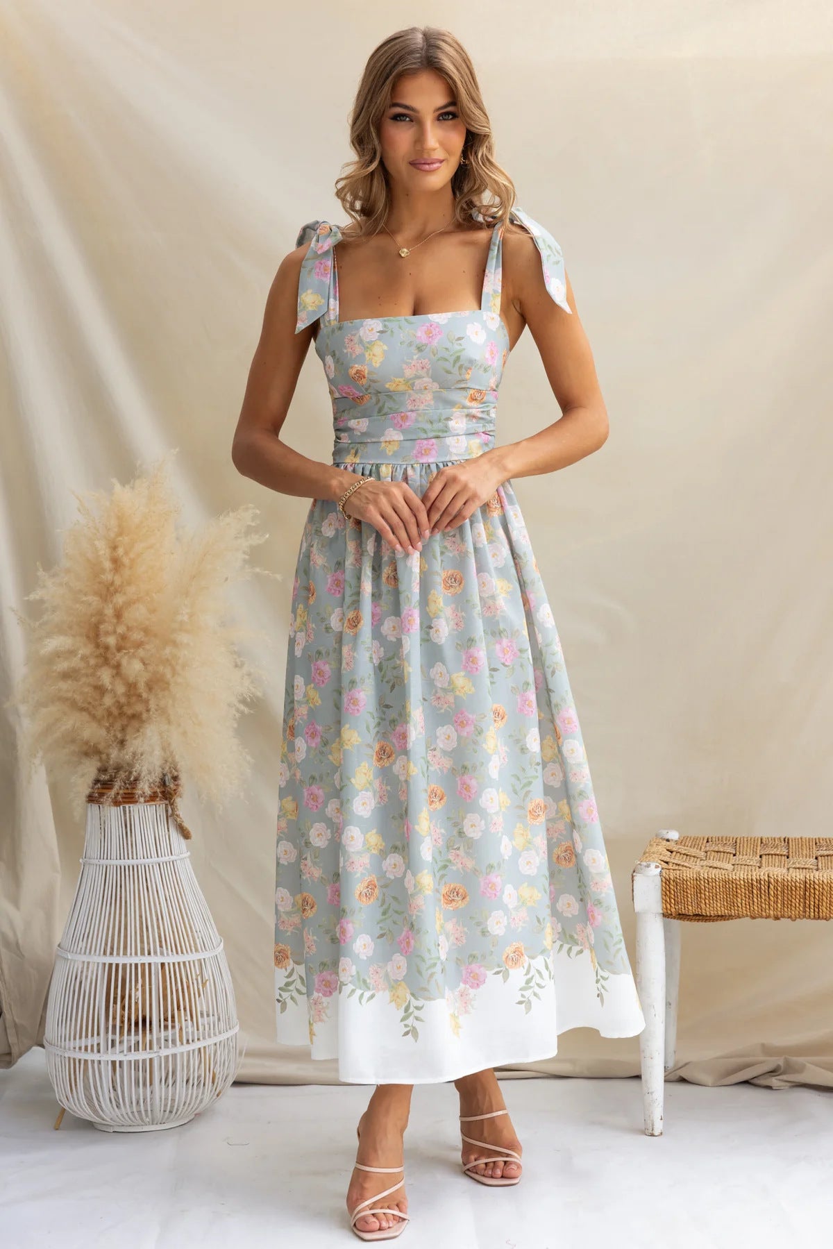 Willow Bloom Floral Midi Dress