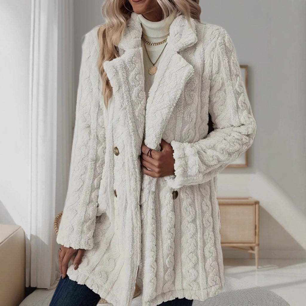 Women's Button Long Sleeve Coat