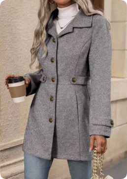 Cambridge Classic Buttoned Coat